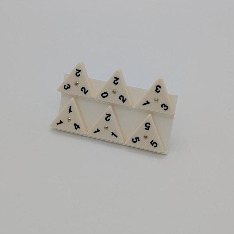 Tile holder for Triominos travelcase